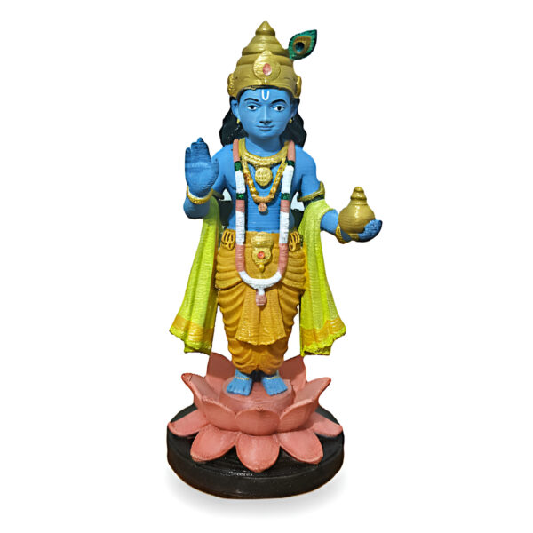 Lord Krishna Standing on Lotus