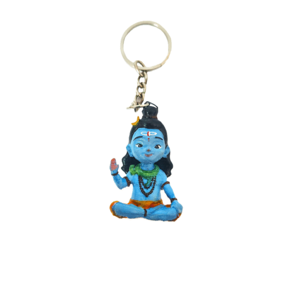 Little Shiva keychain cute mini lord shiva key ring