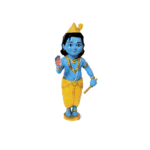 lord krishna idol with flute for pooja and home decor